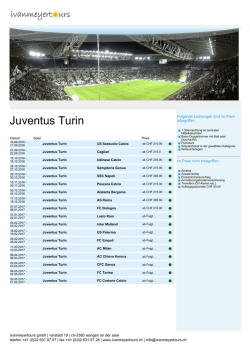 Juventus Turin - ivanmeyertours GmbH