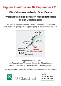 Ankündigung und Anfahrt - Oberharzer Bergwerksmuseum