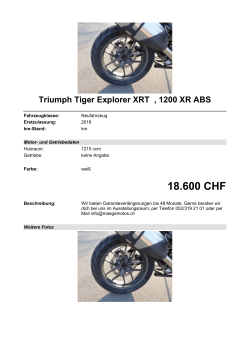 Detailansicht Triumph Tiger Explorer XRT €,€1200 XR