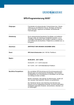 SPS-Programmierung S5/S7