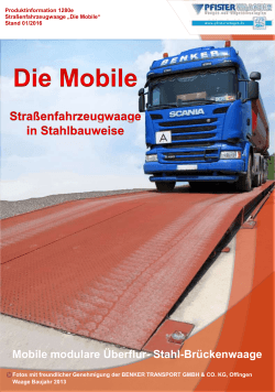 Mobile modulare Überflur- Stahl