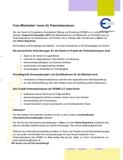 innen f&uuml;r Potenzialanalysen