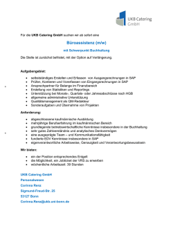 Büroassistenz (m/w)