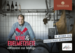 wine edelmetzgete - Winzerei zur Metzg