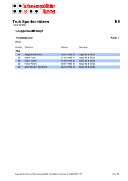 Resultate Solothurner