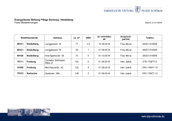 Evangelische Stiftung Pflege Schönau, Heidelberg Freie