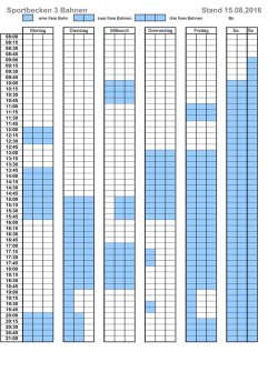 Belegzeiten des Sportbeckens. (PDF Download)