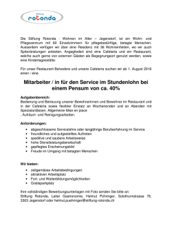 Infos - Stiftung Rotonda