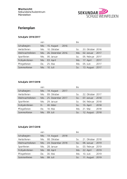 Ferienkalender