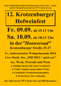 Plakat HWF 2016 Entwurf gelb - Klein