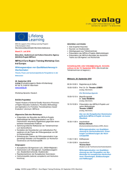 IMPALA Euro-Region Training Workshop Cen