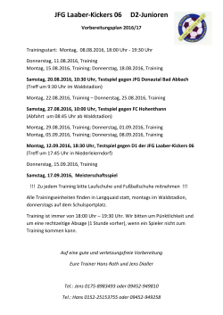 JFG Laaber-Kickers 06 D2-Junioren