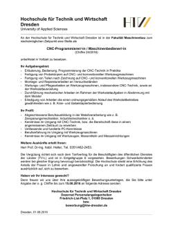 Hochschule f&uuml;r Technik und Wirtschaft Dresden (FH)