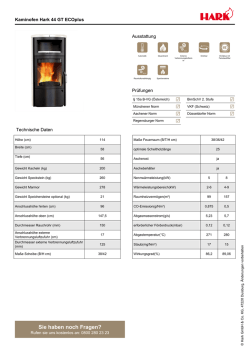 HARK Kaminofen 44 GT mit ECOplus
