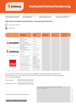 Dokumentenanforderung
