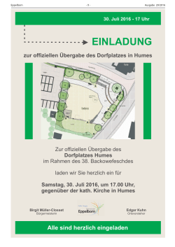 Dorfplatzes Humes