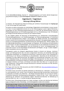 Ingenieurin/Ingenieurs Heizung-L&uuml;ftung-W&auml;rme