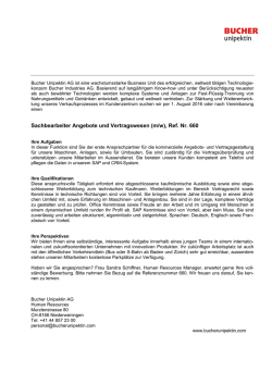Information - Bucher Unipektin
