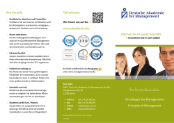 Ihre Vorteile Teilnehmen. www.akademie.biz