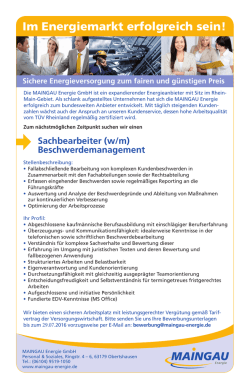 Im Energiemarkt erfolgreich sein!