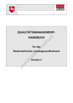 QM-Handbuch aktualisiert 08.2016
