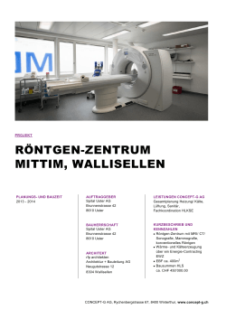 röntgen-zentrum mittim, wallisellen - Concept-G