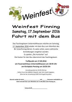 Infos hier - Faschingsteam Unterm&uuml;hlhausen