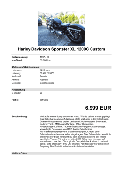 Detailansicht Harley-Davidson Sportster XL 1200C