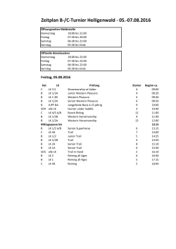 LM 2016 Heiligenwald Zeitplan Stand 26.07.2016