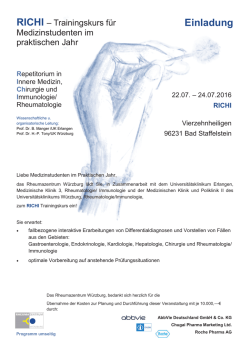 richi - Universitätsklinikum Würzburg