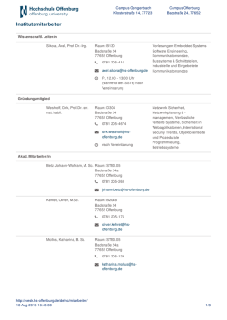 Institutsmitarbeiter - Institut f&uuml;r verl&auml;ssliche Embedded Systems und
