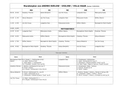 Stundenplan von ANDREJ BIELOW- VIOLINE (Version: 07.08.2016)