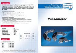 Passameter - Feinmess Suhl GmbH