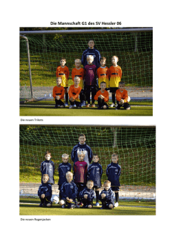 Die Mannschaft G1 des SV Hessler 06