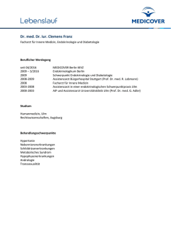 Dr. med. Dr. iur. Clemens Franz