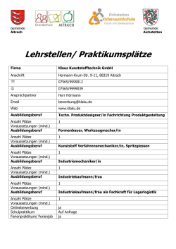 Klaus Kunststofftechnik GmbH