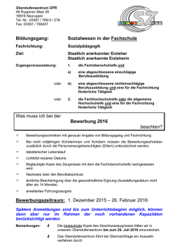 Informationsblatt - Oberstufenzentrum Ostprignitz