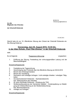 in der Ortschaft D&uuml;derode