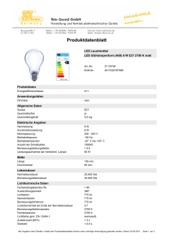 Produktdatenblatt LED1 - ts