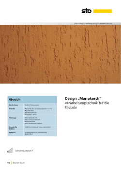 Design „Marrakesch“