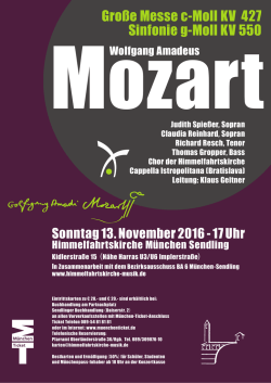 Informationen - Musik in der Himmelfahrtskirche