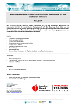 ACLS-EP - med con team GmbH