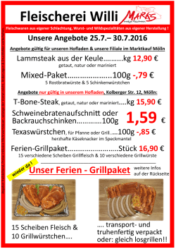 Druckerei 2 KW 30 (Grillpaket)