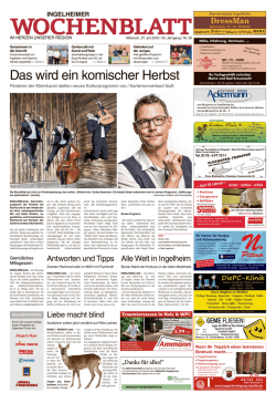 Ingelheimer Wochenblatt vom 27.07.2016