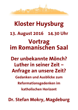 Plakat - Kloster Huysburg