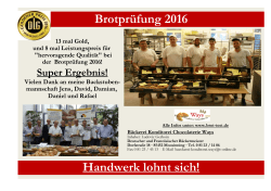Brotprüfung 2015