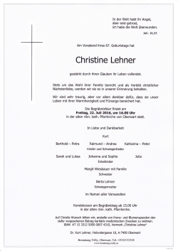 Christine Lehner