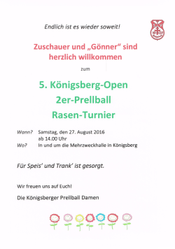 Prellballturnier_2016 - TSV Königsberg