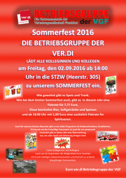 Sommerfest 2016 - verdi