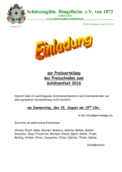 Schützengilde Ringelheim eV von 1872